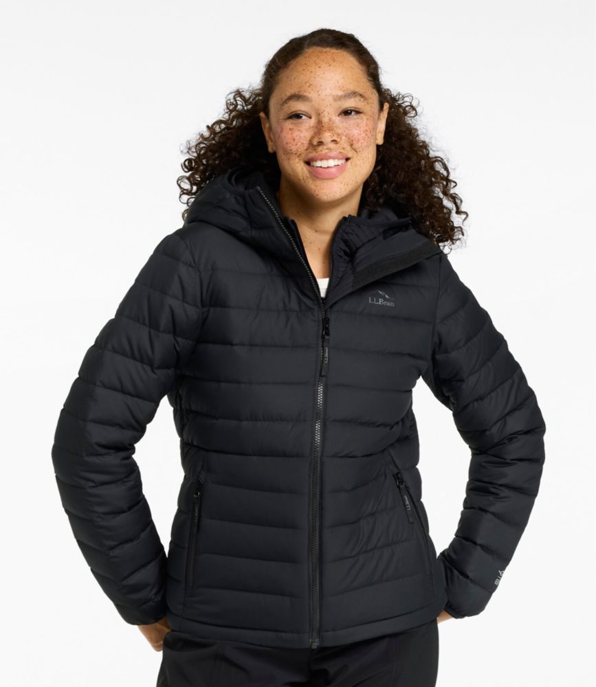 Women's Access Down Hooded Puffer, Colorblock