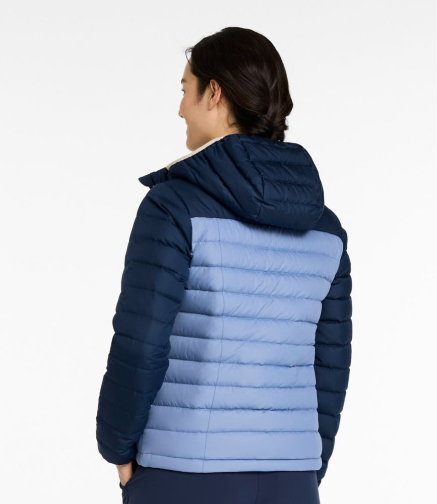 Women's Access Down Hooded Puffer, Eggplant/Iced Orchid, small image number 3