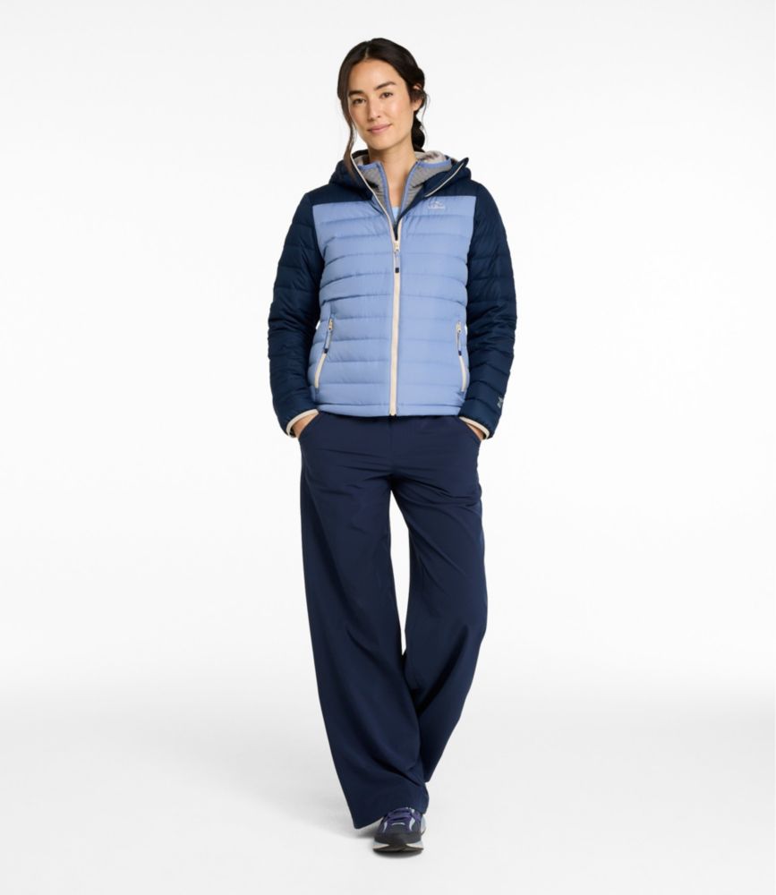 Women's Access Down Hooded Puffer, Eggplant/Iced Orchid, small image number 4