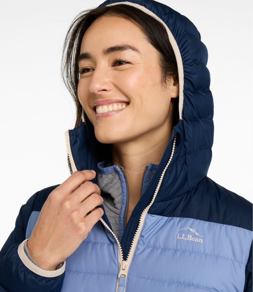 Women's Access Down Hooded Puffer, Eggplant/Iced Orchid, small image number 6