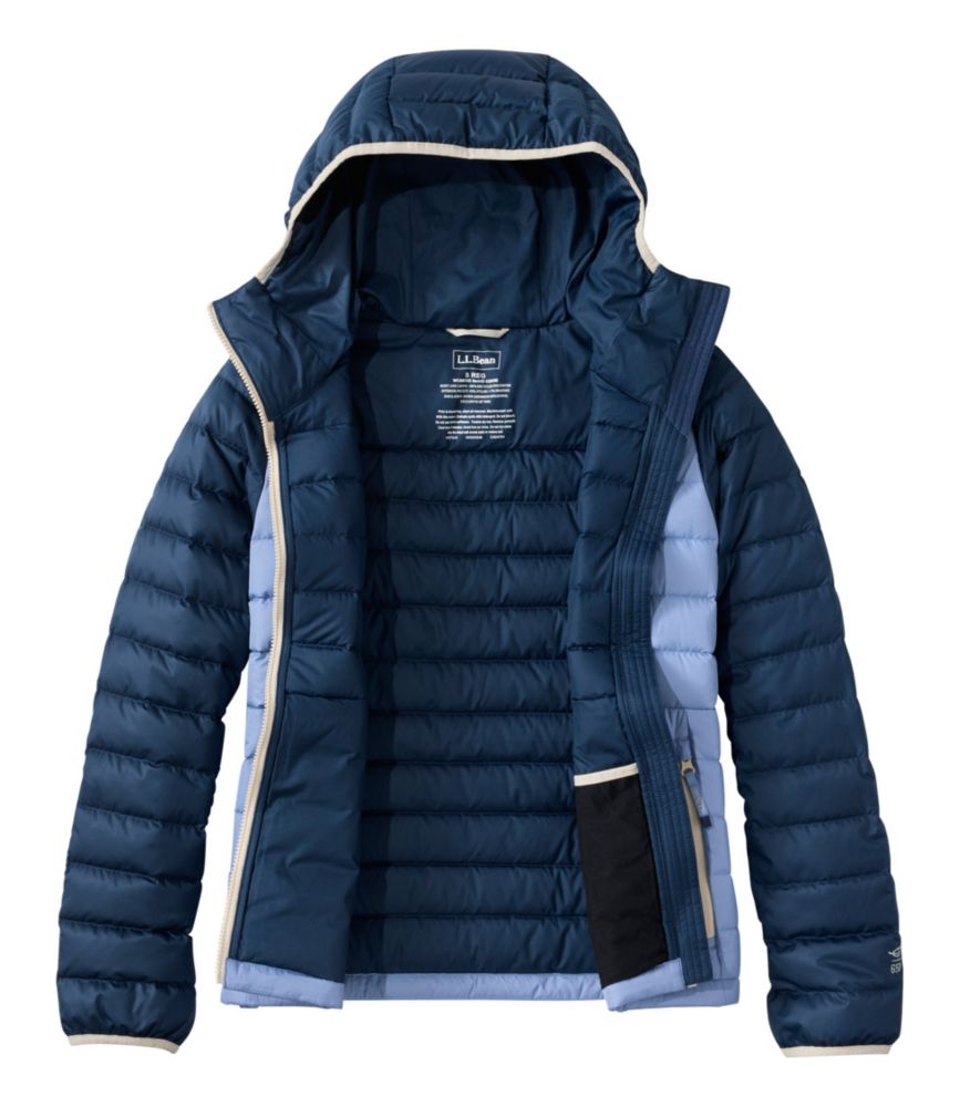Women's Access Down Hooded Puffer, Eggplant/Iced Orchid, small image number 7