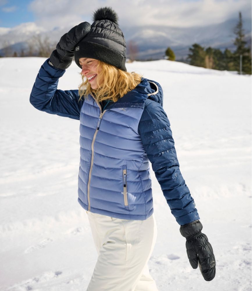 Women's Access Down Hooded Puffer, Eggplant/Iced Orchid, small image number 10