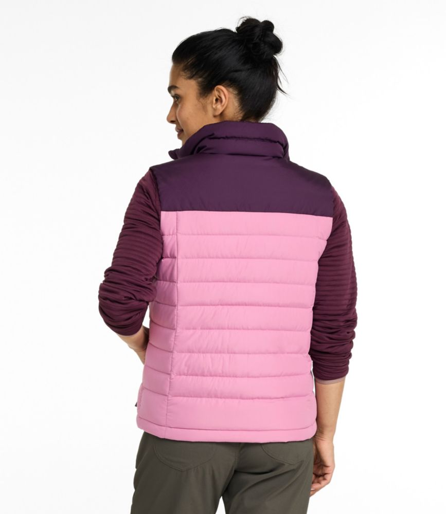 Women's Access Down Vest, Colorblock, Eggplant/Iced Orchid, small image number 3