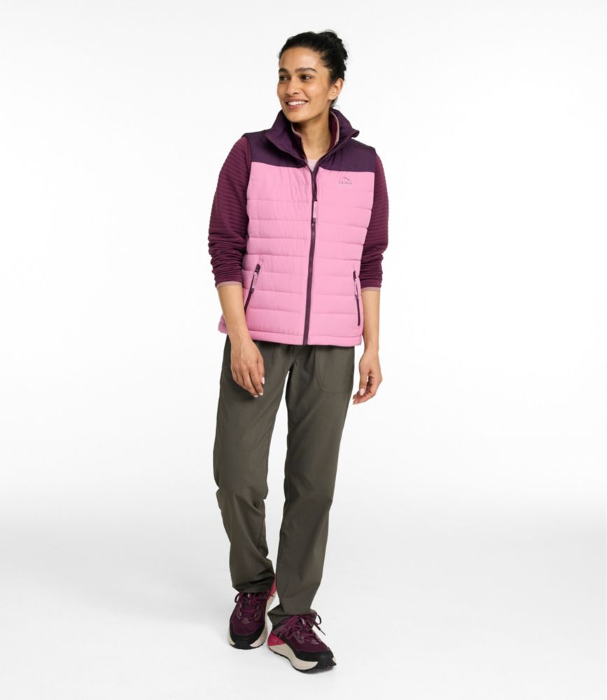 Women's Access Down Vest, Colorblock, Eggplant/Iced Orchid, small image number 4