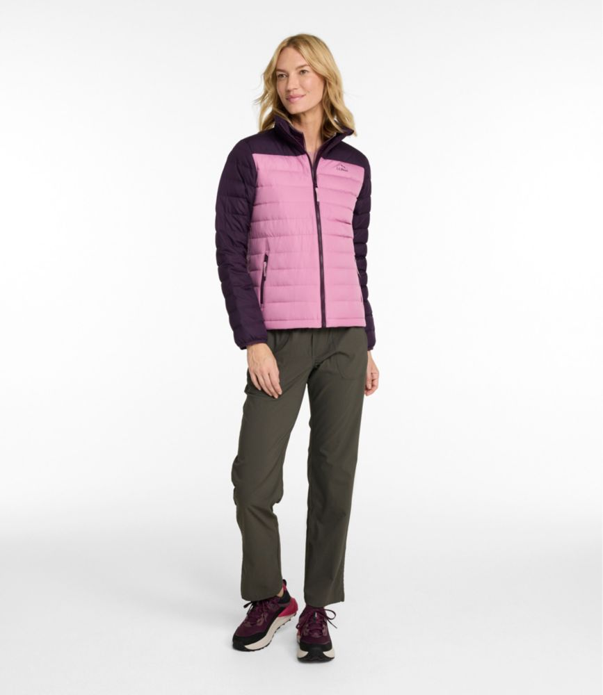 Women's Access Down Puffer, Colorblock, Eggplant/Iced Orchid, small image number 4