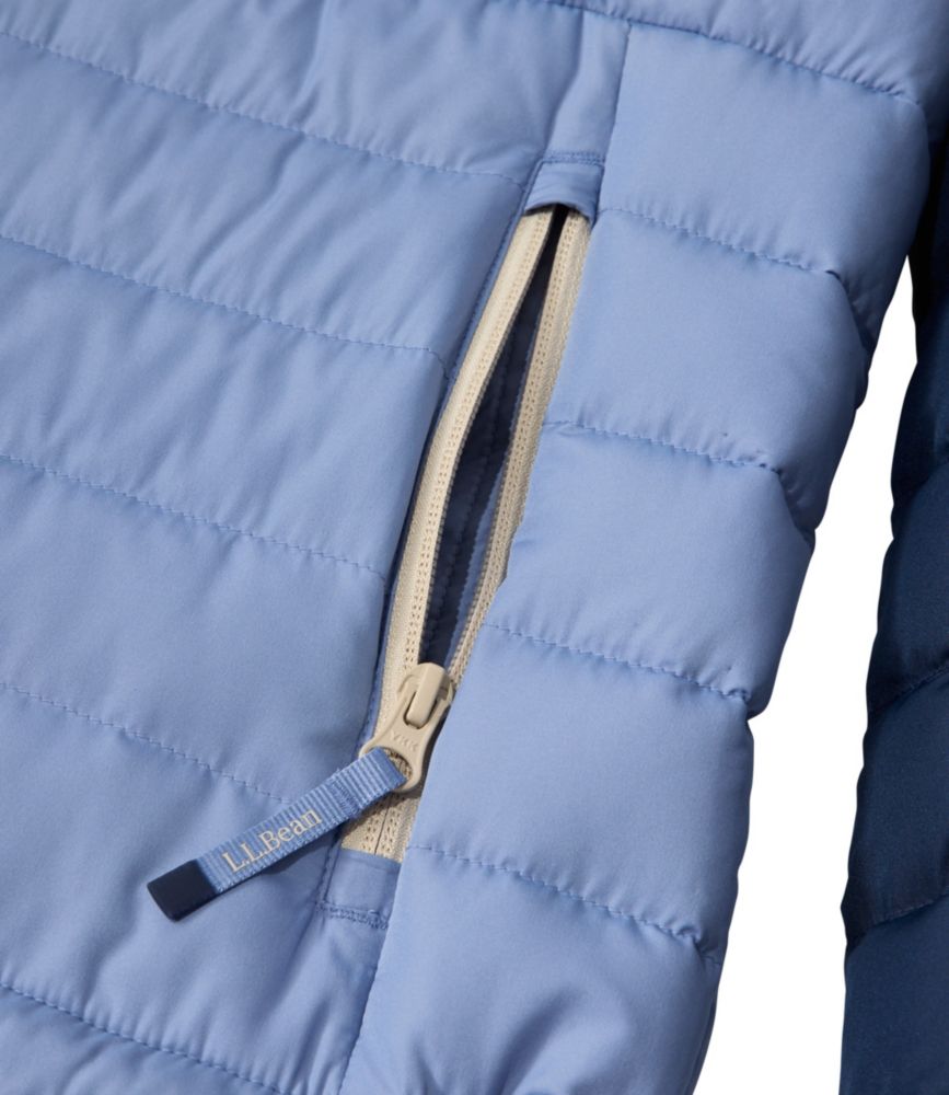 Women's Access Down Puffer, Colorblock, Eggplant/Iced Orchid, small image number 7