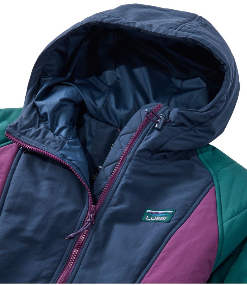 Women's Mountain Classic Insulated Anorak, Colorblock, Mariner Blue/Wood Violet, small image number 9