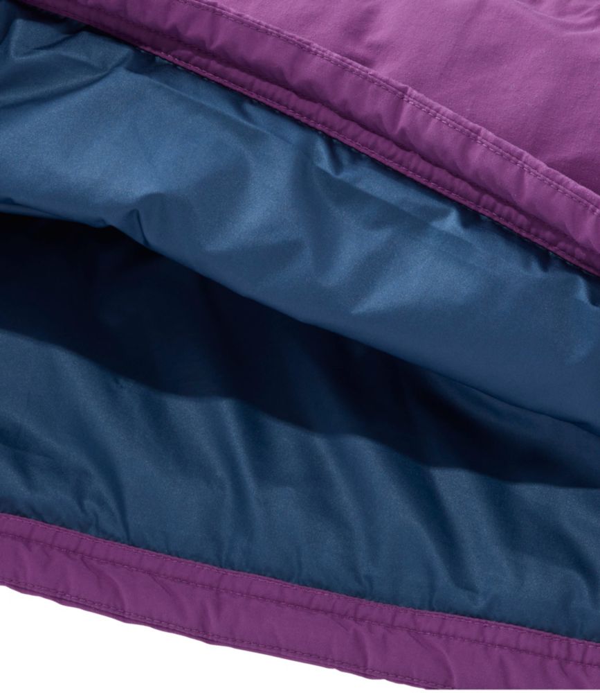 Women's Mountain Classic Insulated Anorak, Colorblock, Mariner Blue/Wood Violet, small image number 11