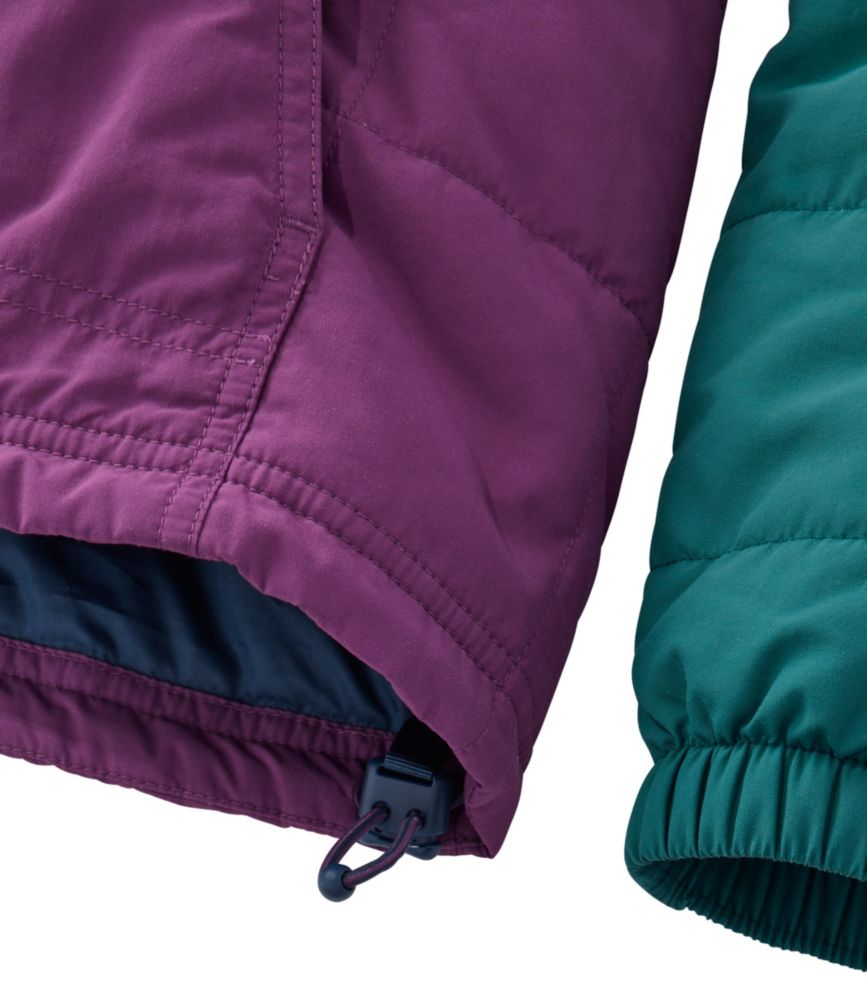 Women's Mountain Classic Insulated Anorak, Colorblock, Mariner Blue/Wood Violet, small image number 12