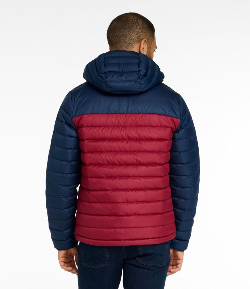 Men's Access Down Hooded Puffer, Colorblock