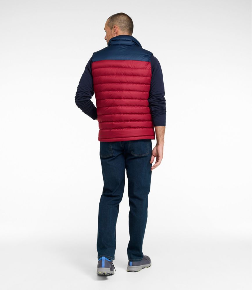Men's Access Down Vest, Colorblock, Nautical Navy/Bordeaux, small image number 5