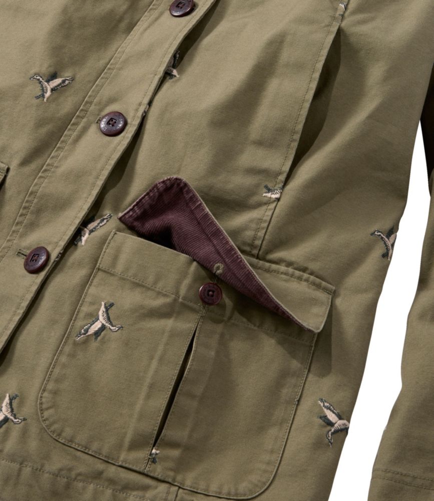 Women's Adirondack Barn Coat, Flannel-Lined Embroidery