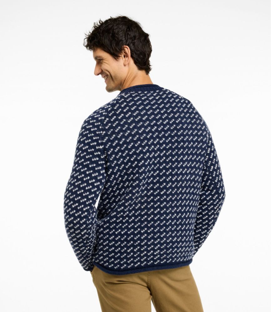 Men's Bean's Classic Ragg Wool Sweater, Rollneck, Birds'-Eye
