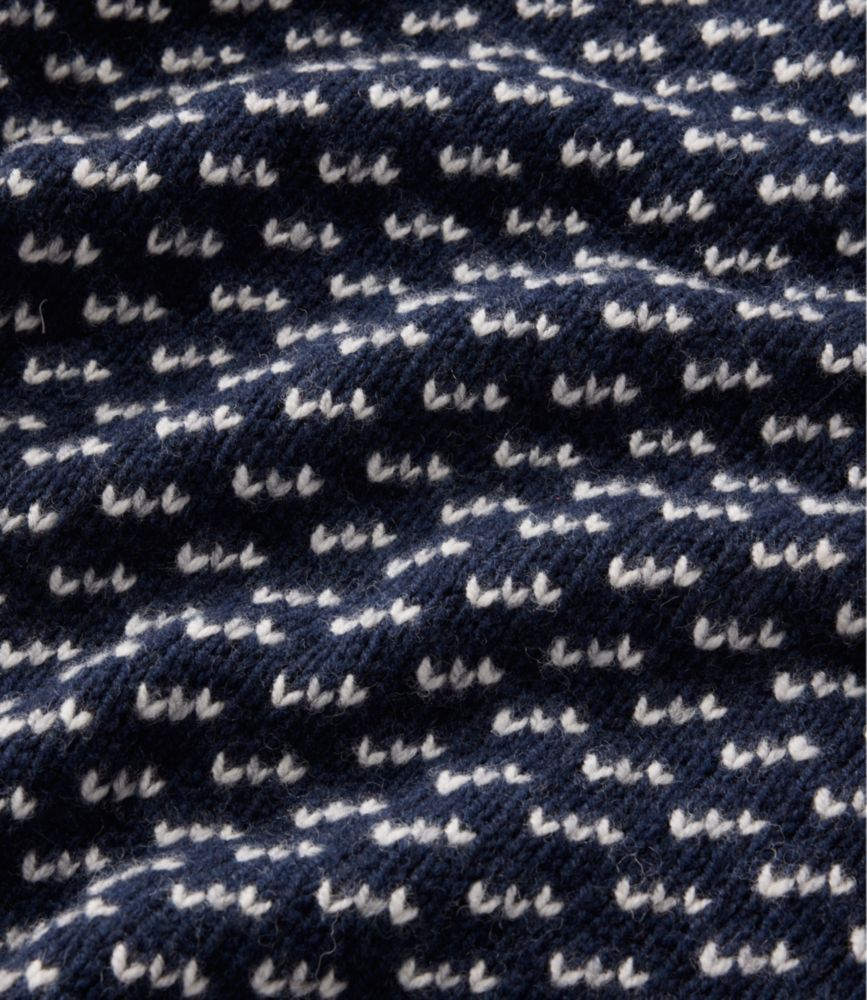 Men's Bean's Classic Ragg Wool Sweater, Rollneck, Birds'-Eye