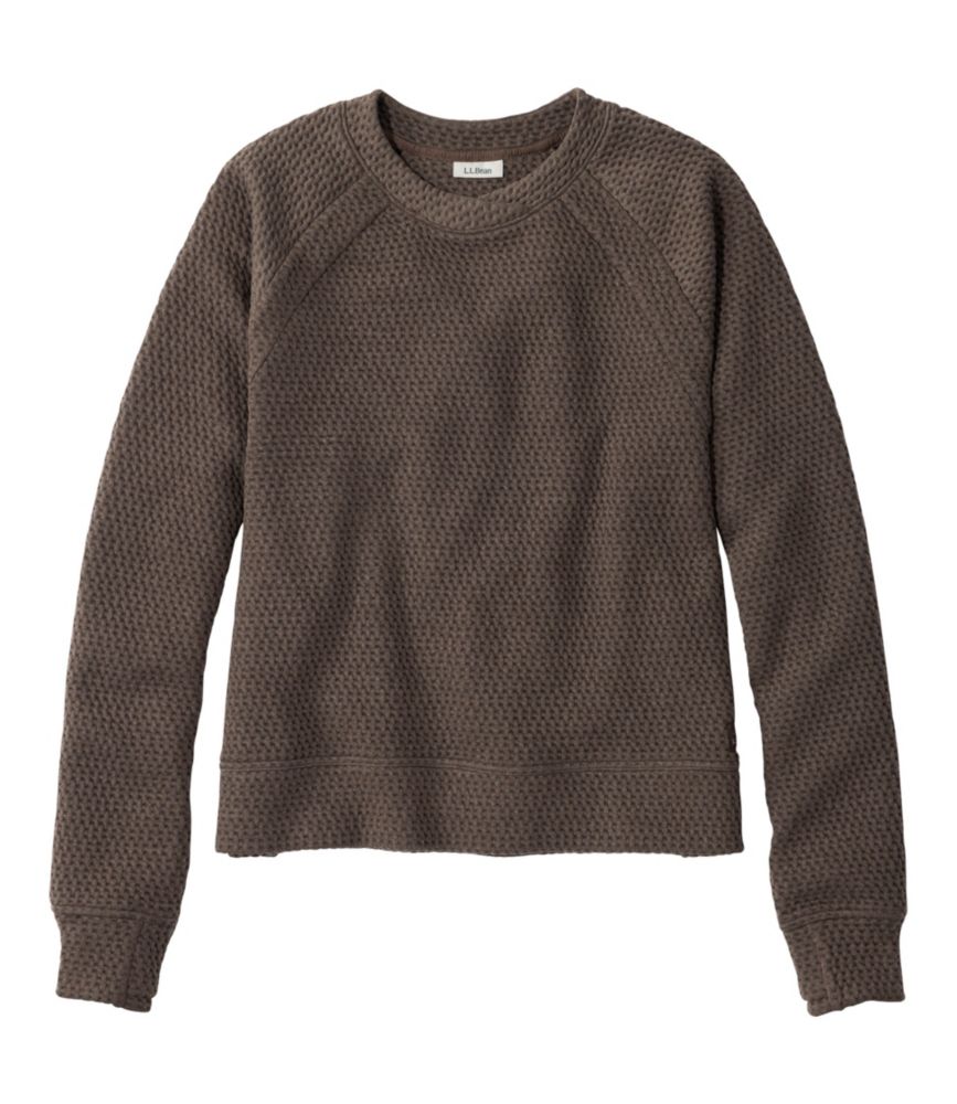 Women's Ridgeknit Crewneck Pullover, Dark Cinder, small image number 1