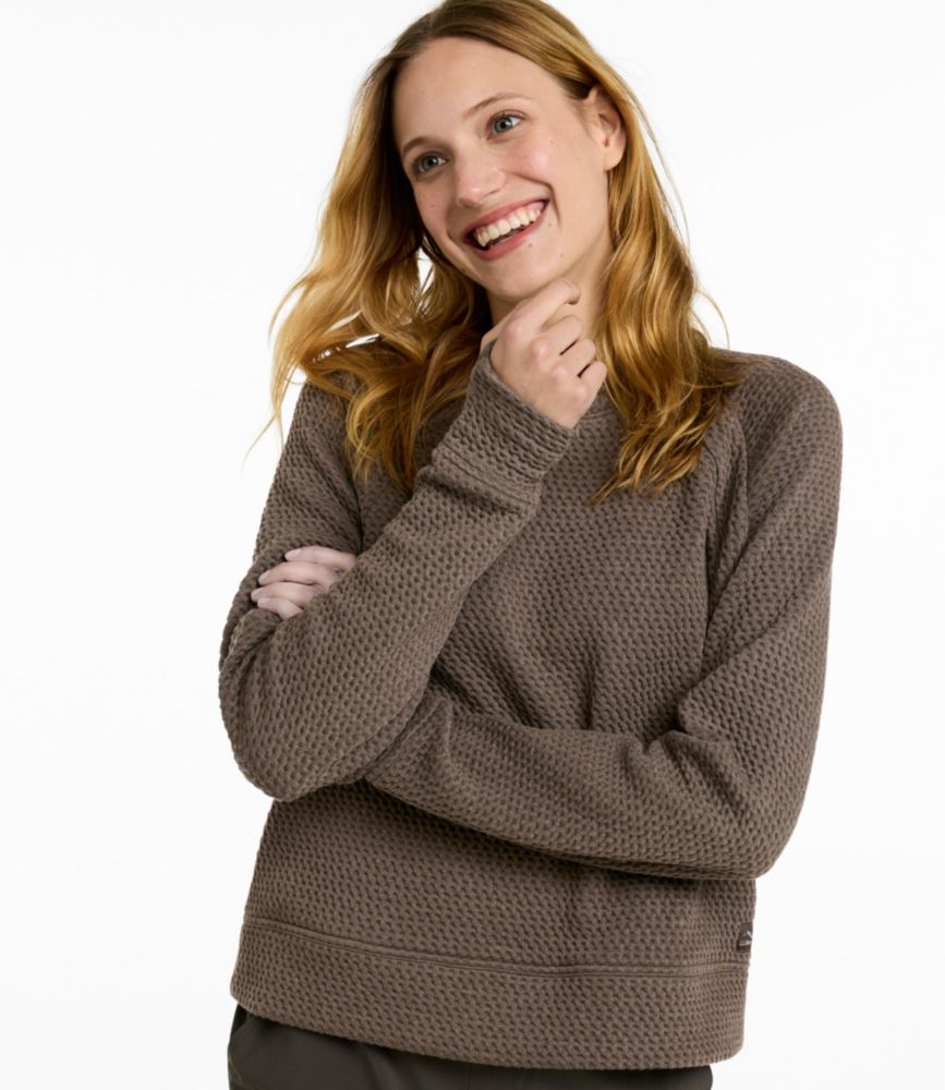 Women's Ridgeknit Crewneck Pullover, New