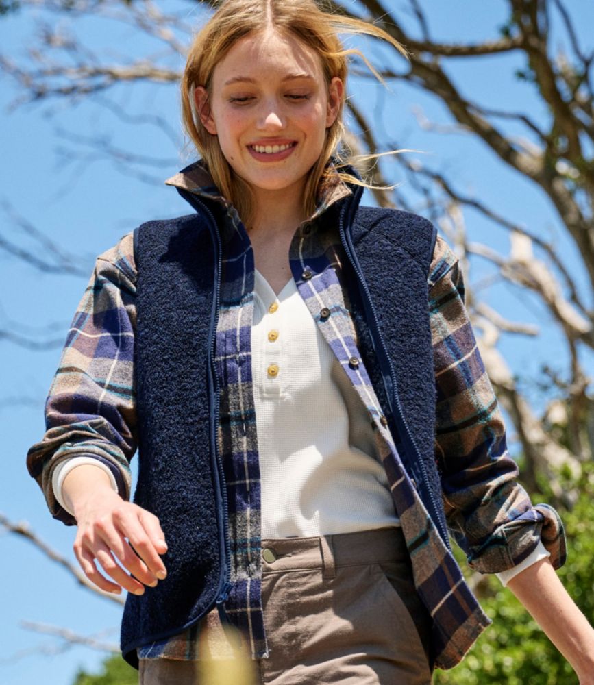 Women's All Season Wool Fleece Vest