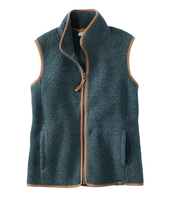 All Season Wool Fleece Vest , Balsam, large image number 0