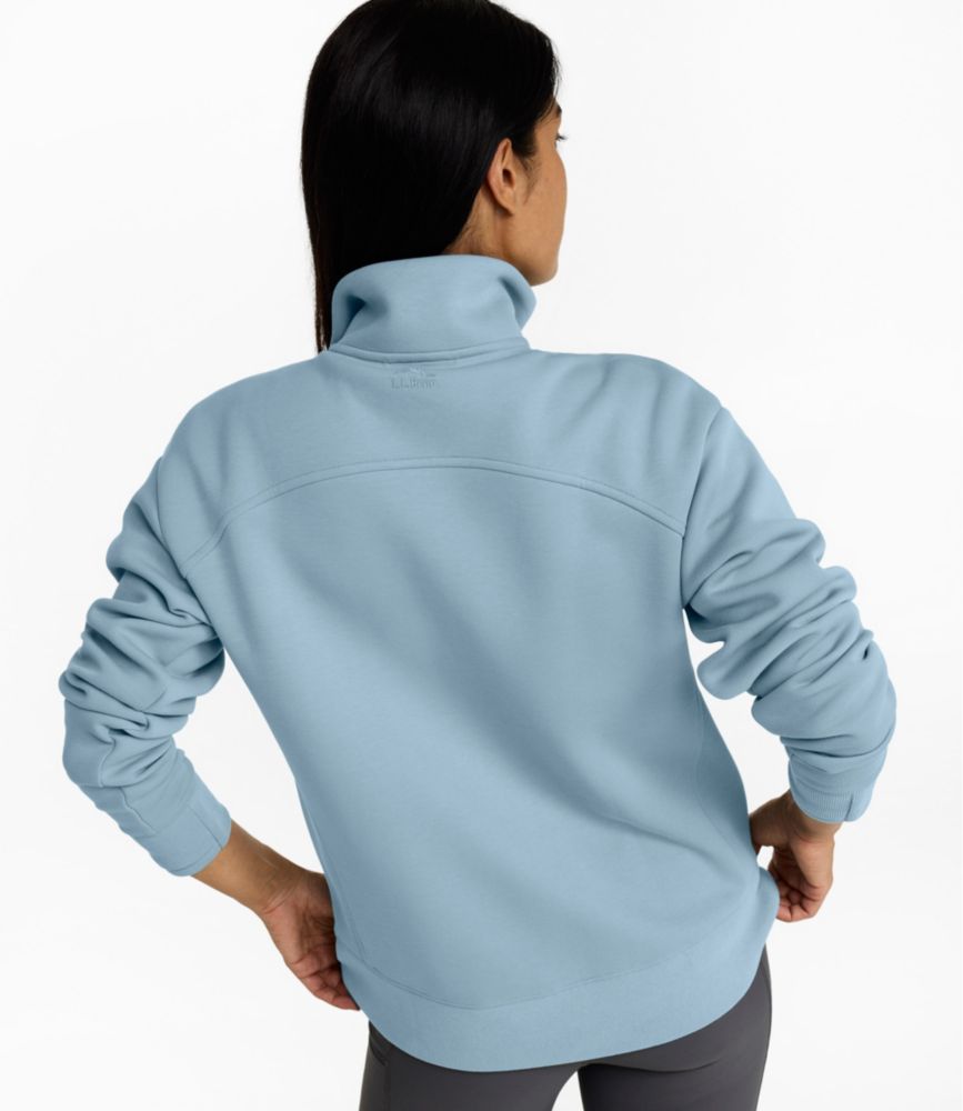 Women's Multisport Full-Zip Sweatshirt, Bone, small image number 3