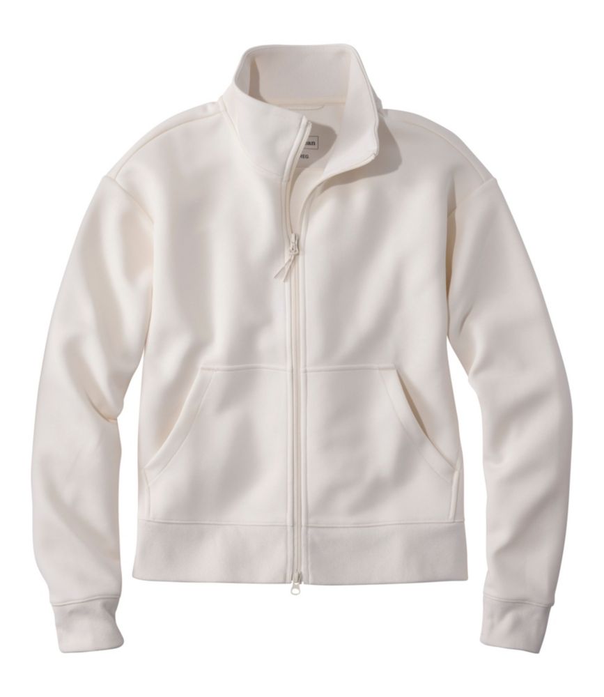 Women's Multisport Full-Zip Sweatshirt, Bone, small image number 1