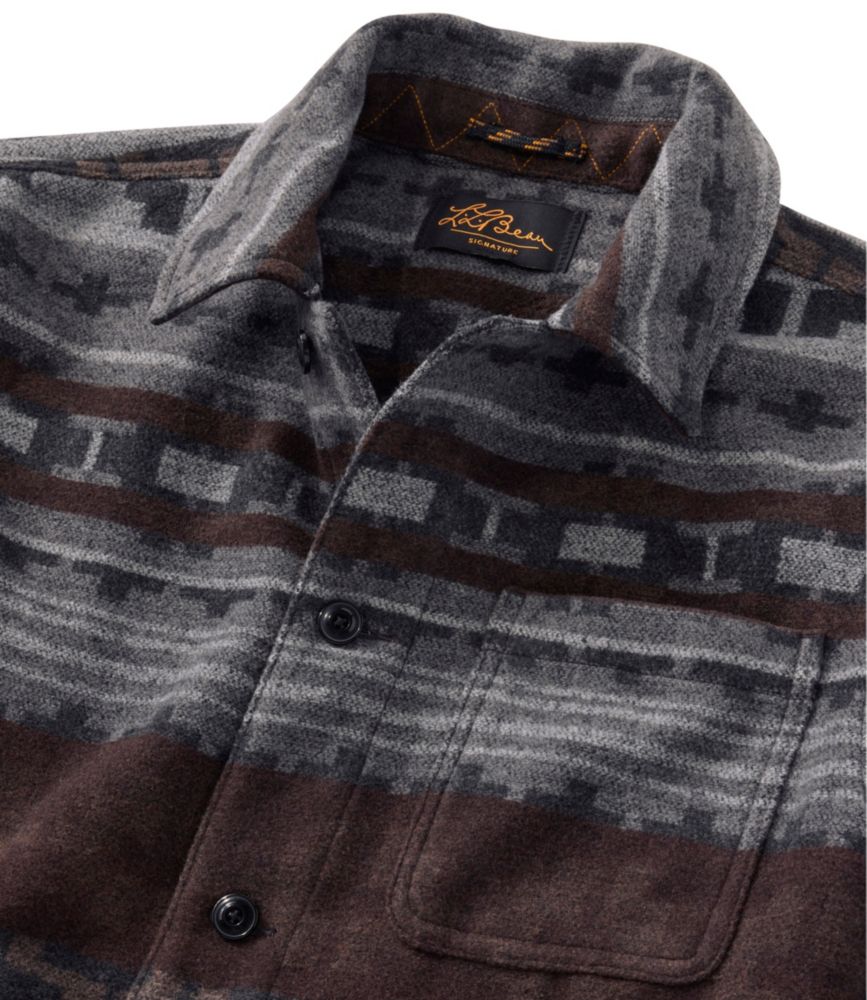 Men's Signature Jacquard Shirt Jac, Deep Rosewood, small image number 4