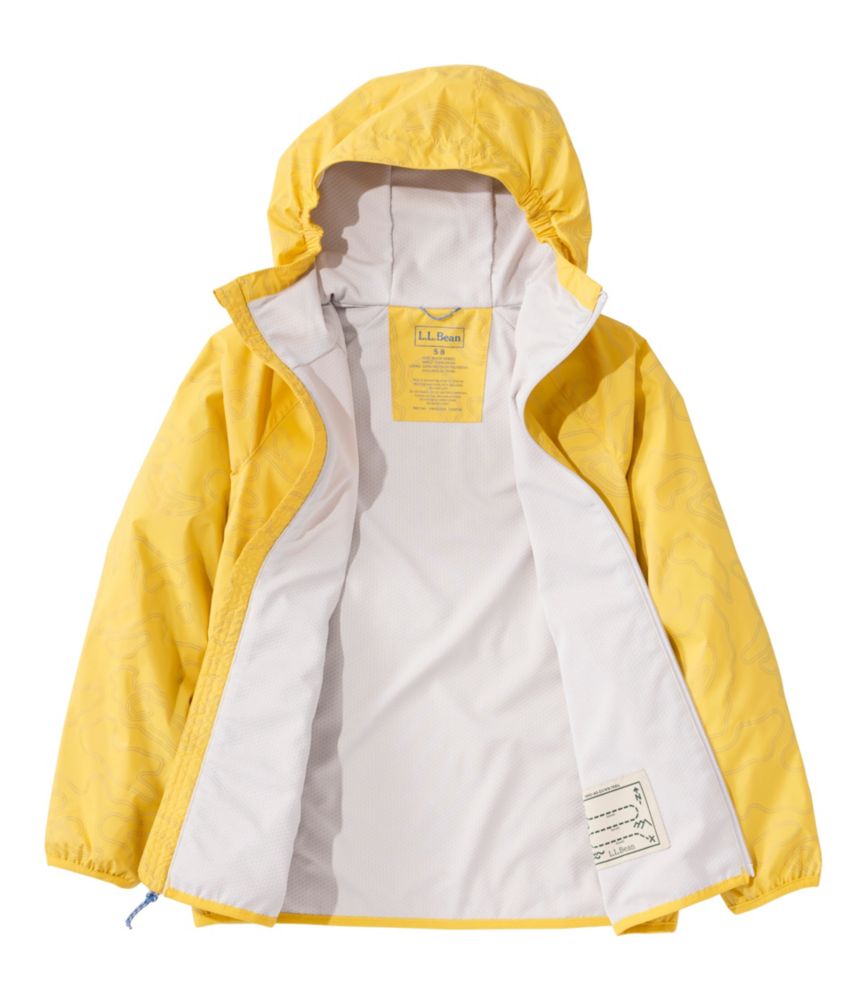 Kids' Wind and Rain Jacket, Lined & Reflective Zipper