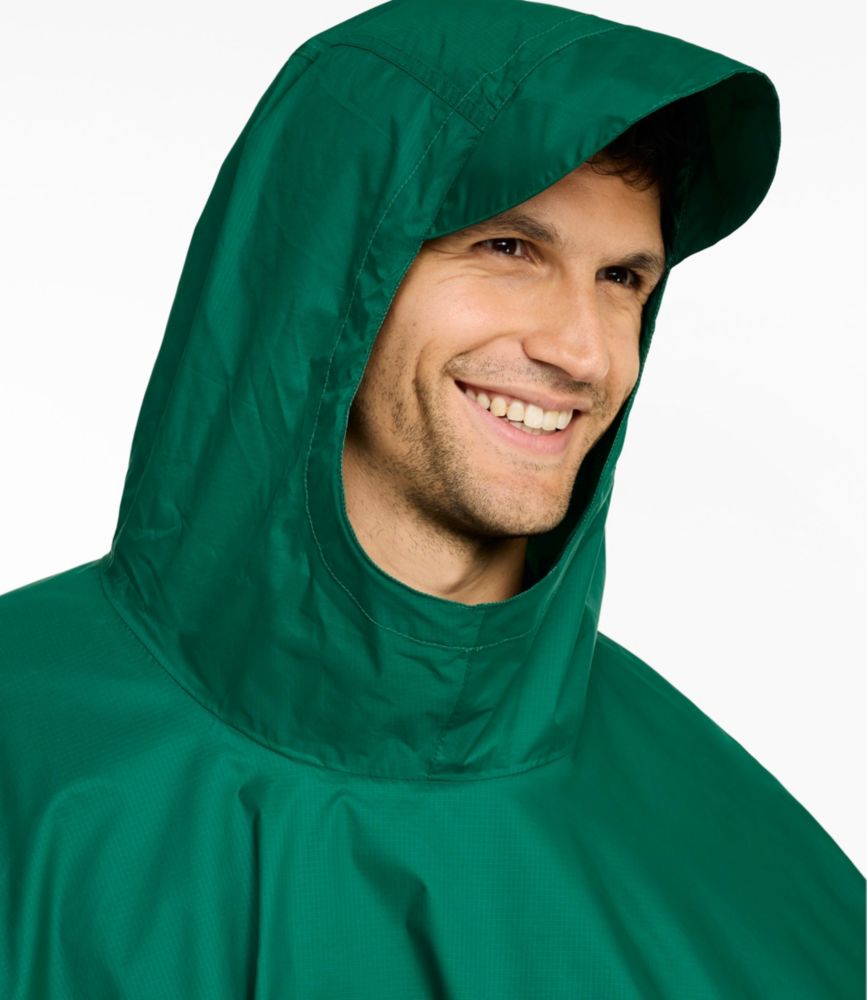 Adults' Trail Model Rain Poncho, Bright Yellow, small image number 6