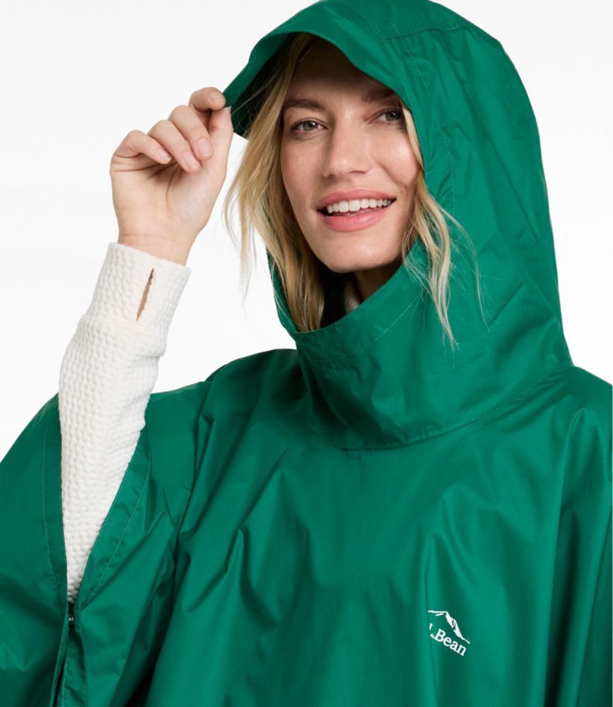 Adults' Trail Model Rain Poncho, Bright Yellow, small image number 11