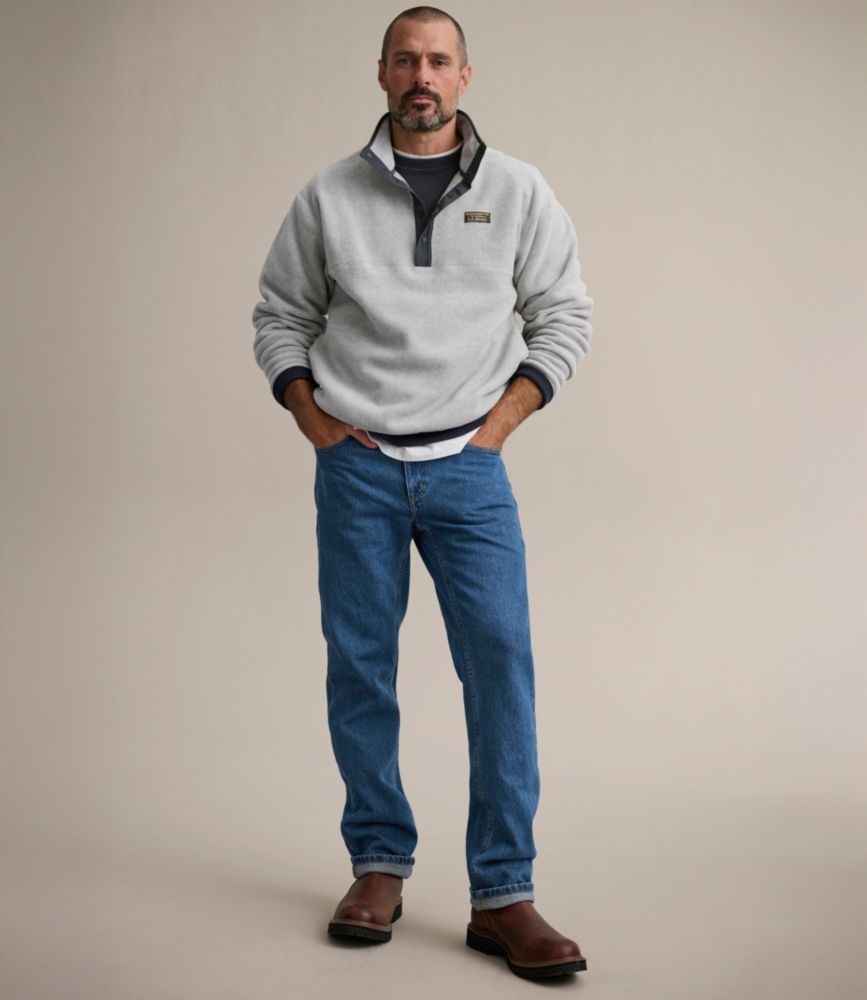 Men's Mountain Classic Fleece Pullover, Clay Heather, small image number 9