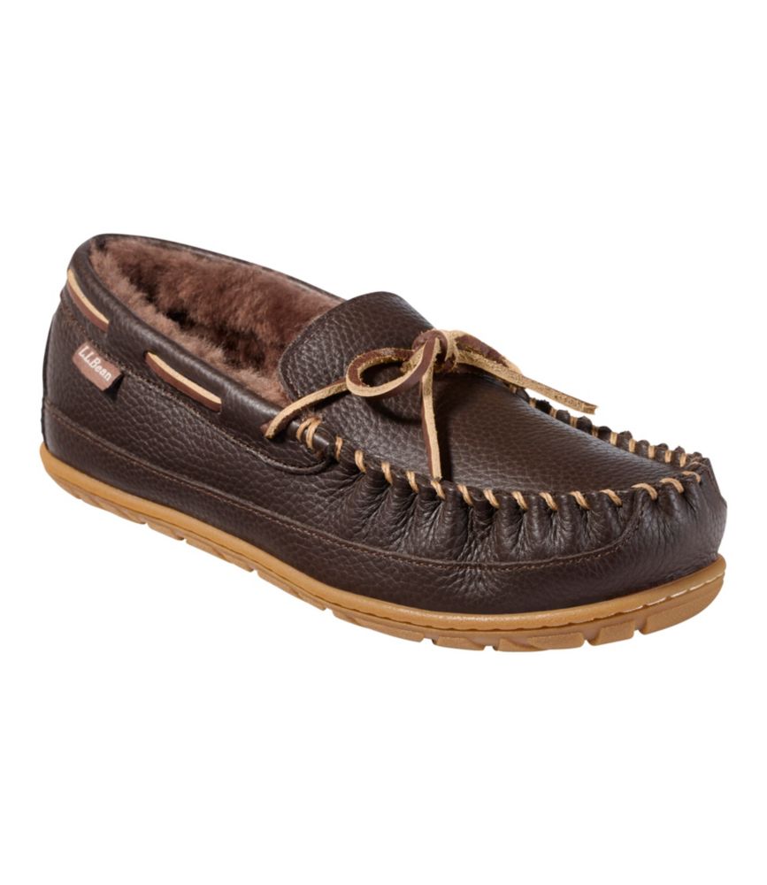 Men's Wicked Good Slippers, Leather Moccasins II