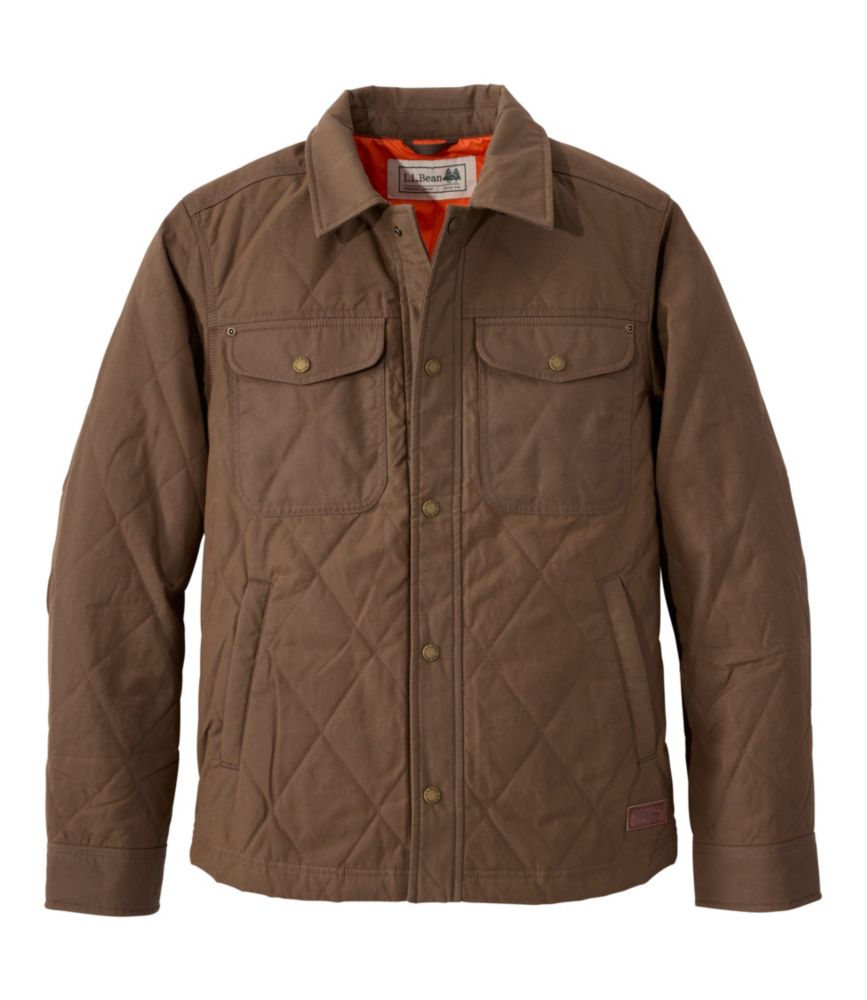 Men's Insulated Waxed Cotton Field Jacket