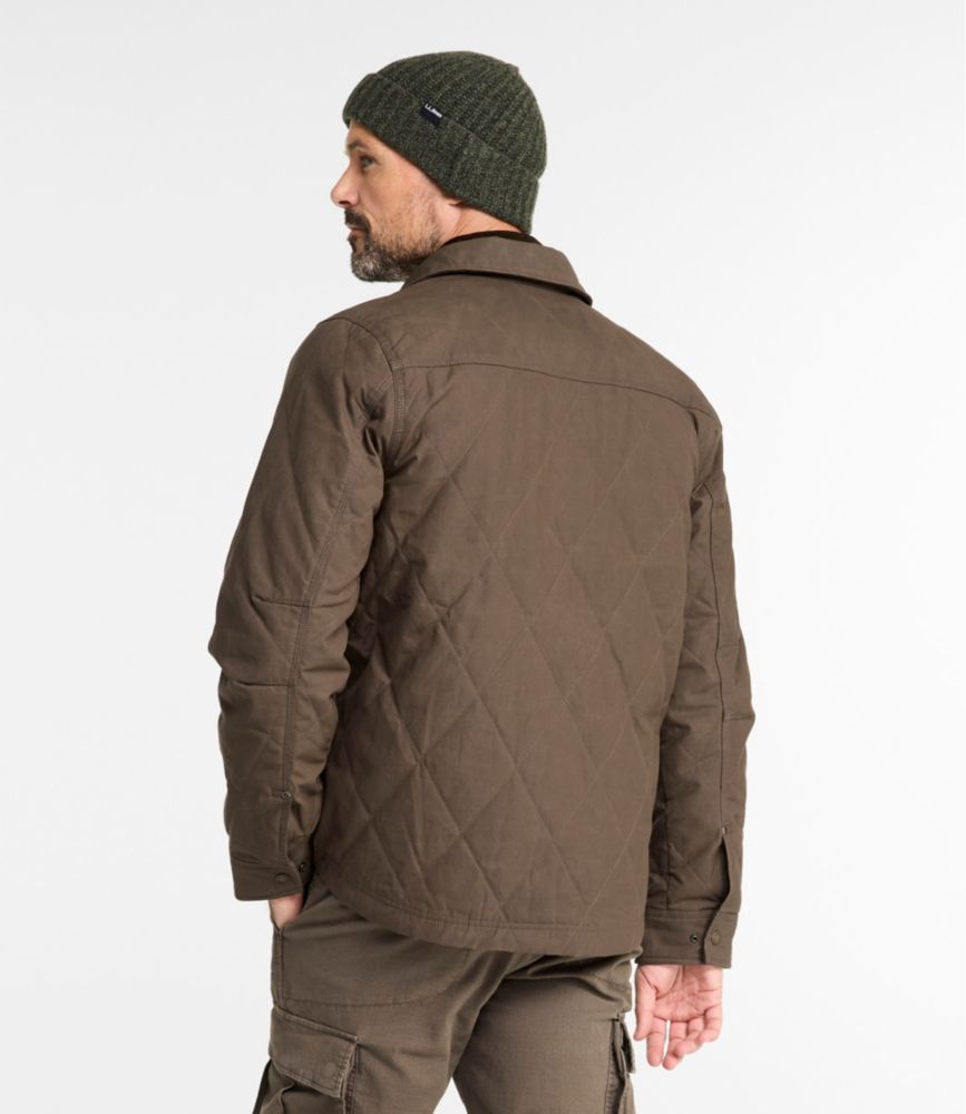 Men's Insulated Waxed Cotton Field Jacket