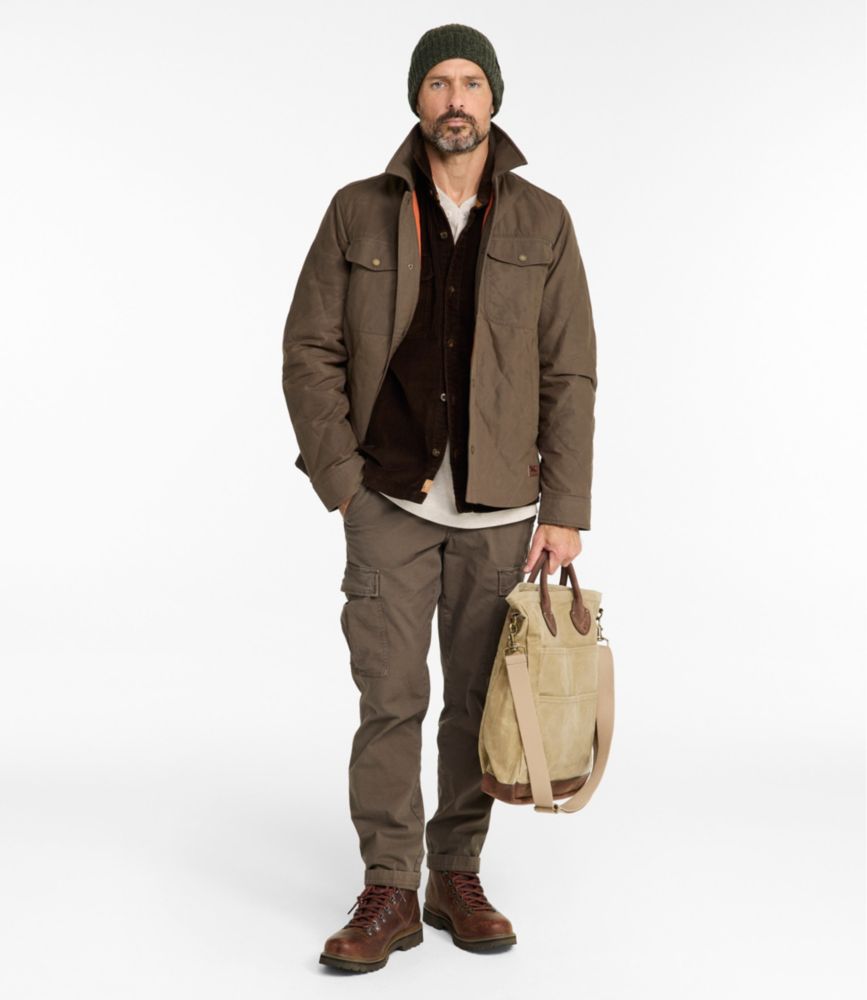 Men's Insulated Waxed Cotton Field Jacket