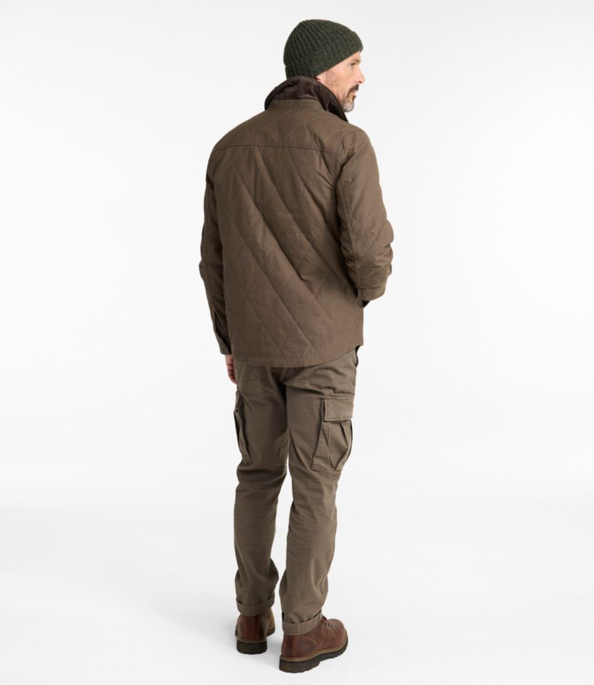 Men's Insulated Waxed Cotton Field Jacket