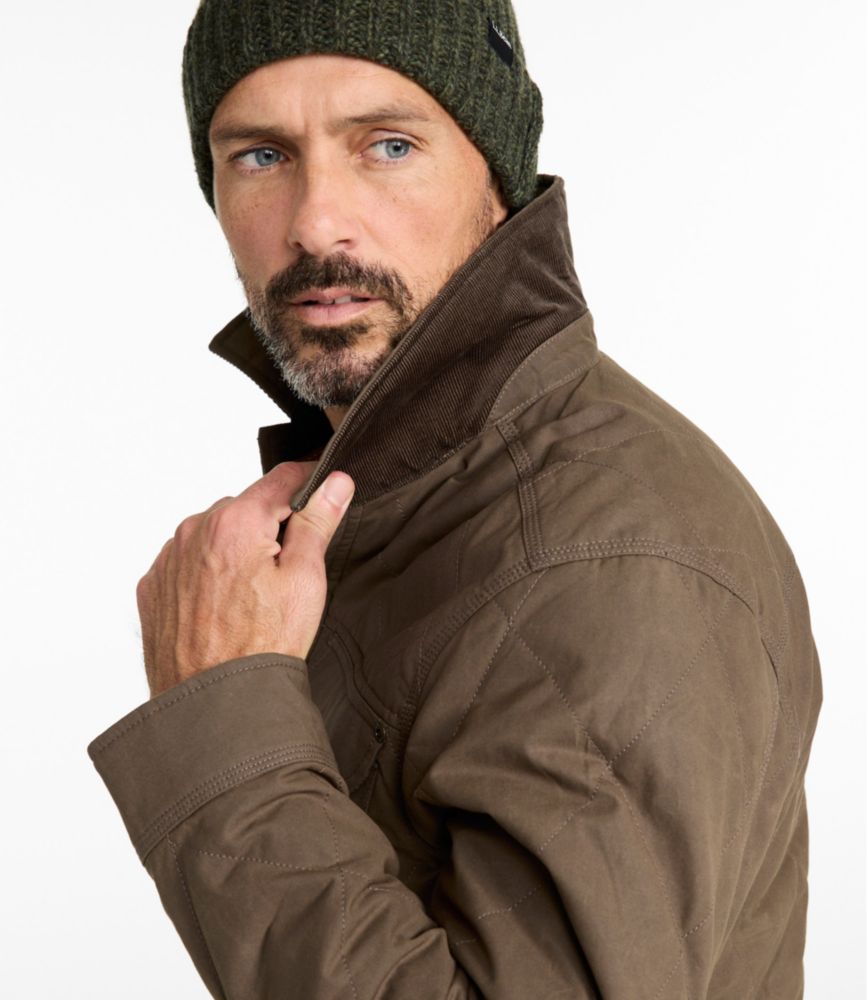 Men's Insulated Waxed Cotton Field Jacket