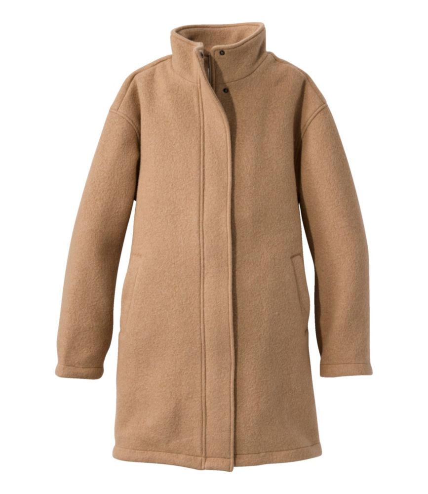 Women's Bean's Boiled Wool Coat