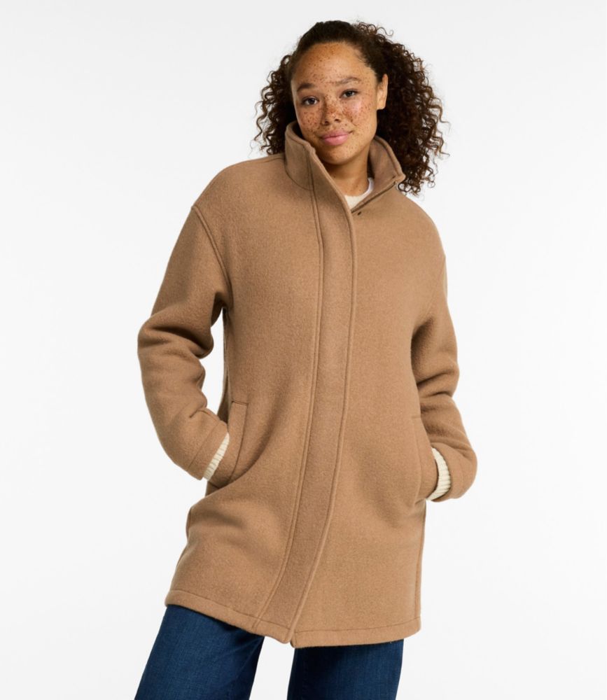 Women's Bean's Boiled Wool Coat
