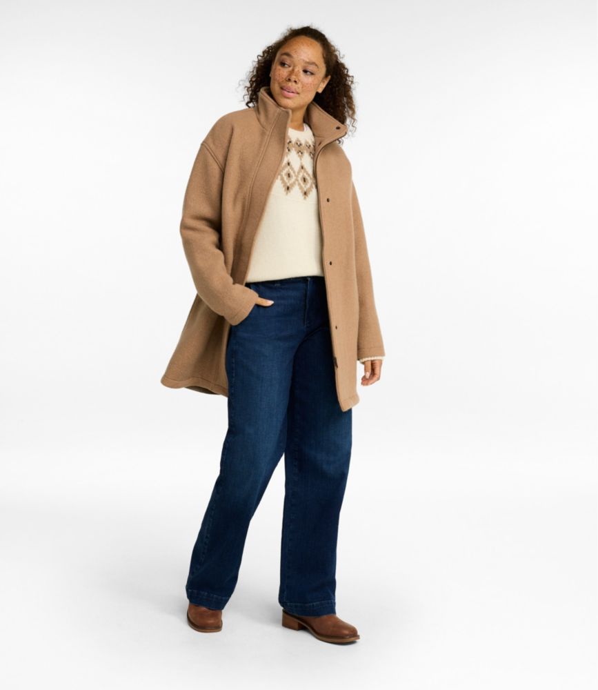 Women's Bean's Boiled Wool Coat