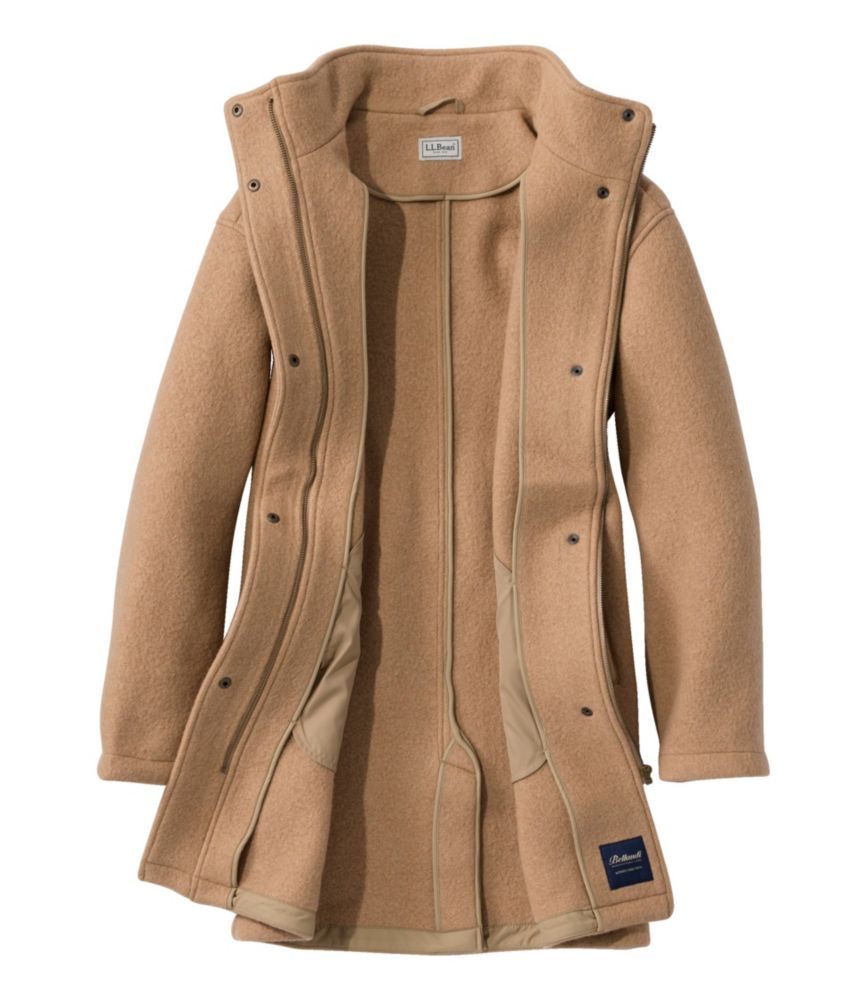 Women's Bean's Boiled Wool Coat