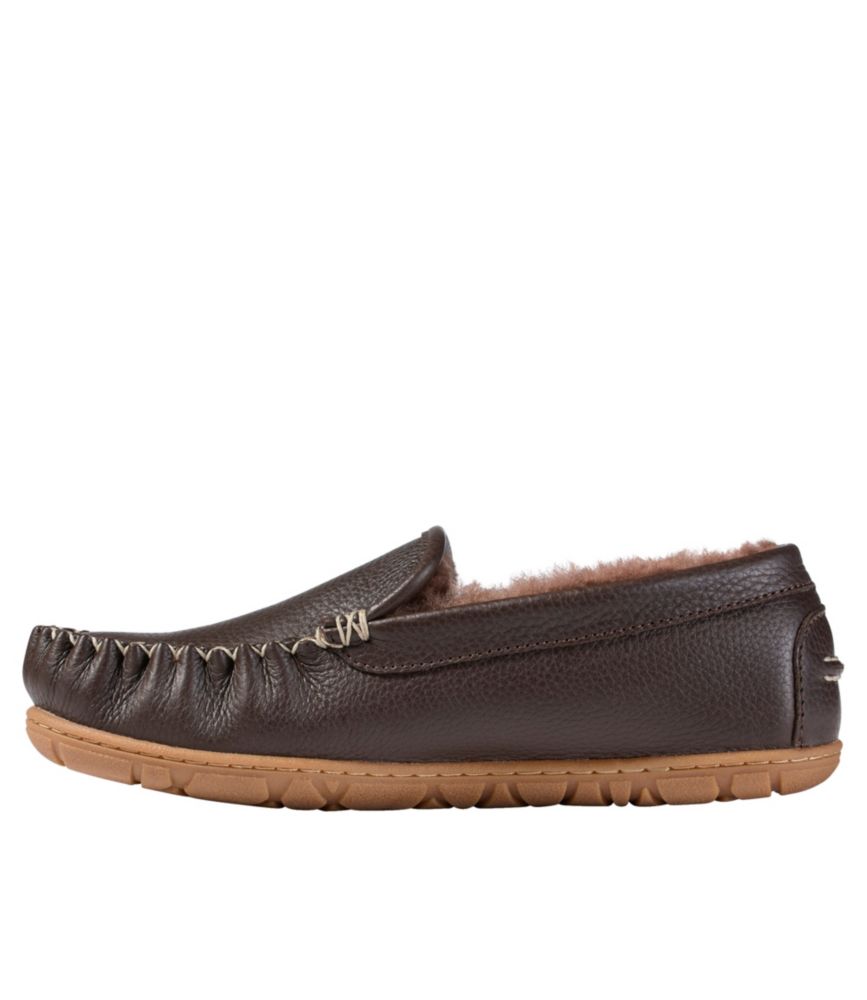Men's Wicked Good Slippers, Leather Venetians