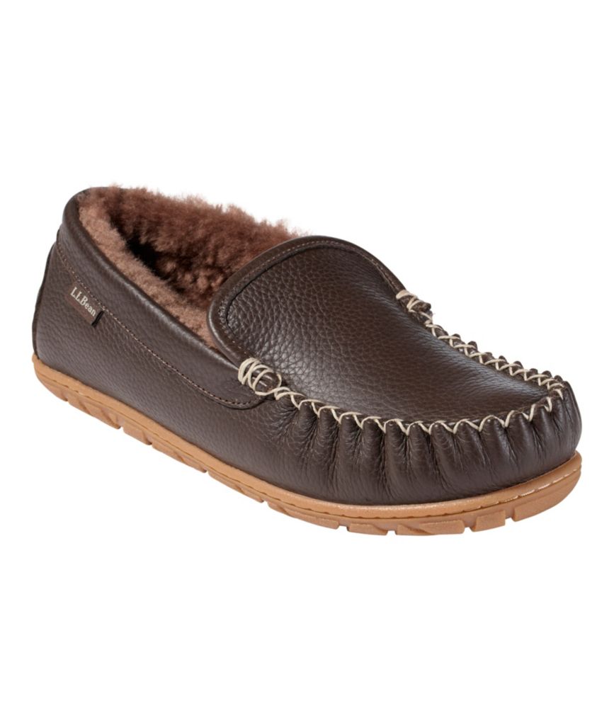 Men's Wicked Good Slippers, Leather Venetians
