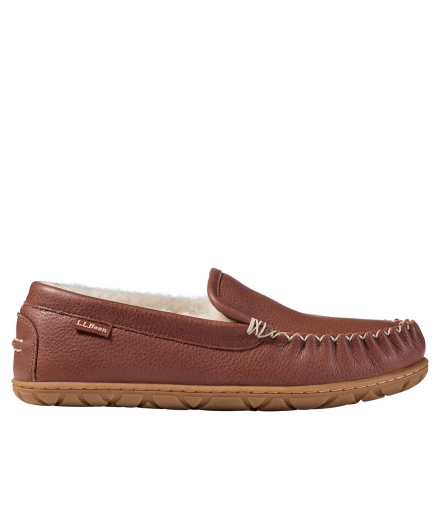 Men's Wicked Good Slippers, Leather Venetians