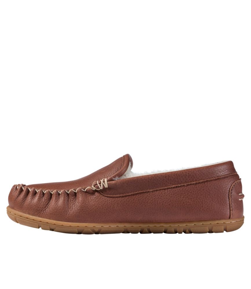 Men's Wicked Good Slippers, Leather Venetians