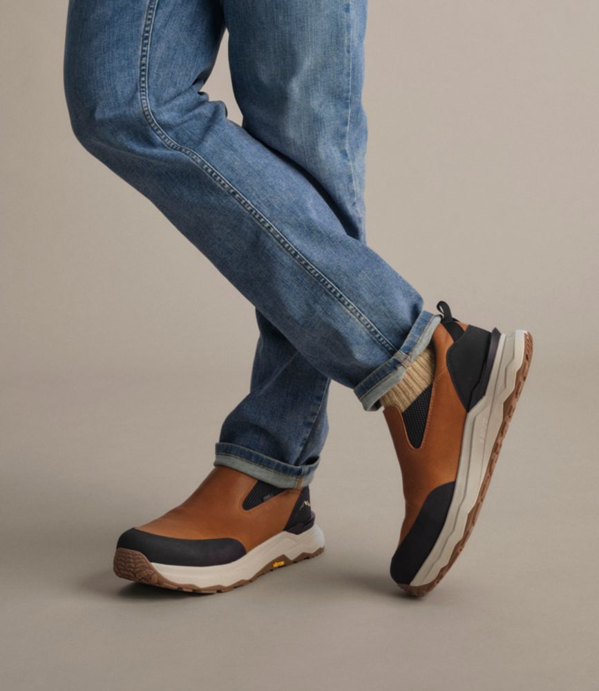 Men's NextVenture Waterproof Slip-On Shoes, Leather, Deepest Brown Nubuck, small image number 7