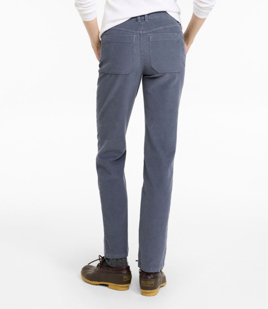 Women's L.L.Bean Go-Anywhere Corduroy Pants, Mid-Rise Ultimate Straight-Leg, Camel Brown, small image number 4