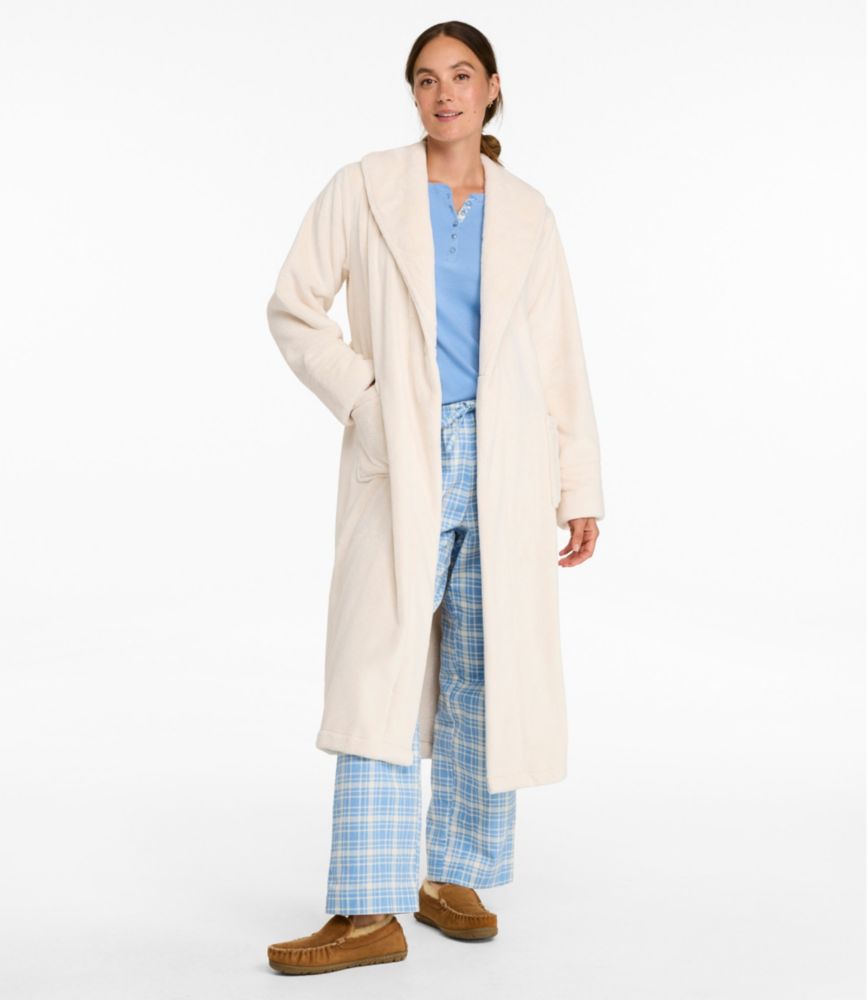 Women's Wicked Plush Robe, Shawl Collar, Brown Birch, small image number 4