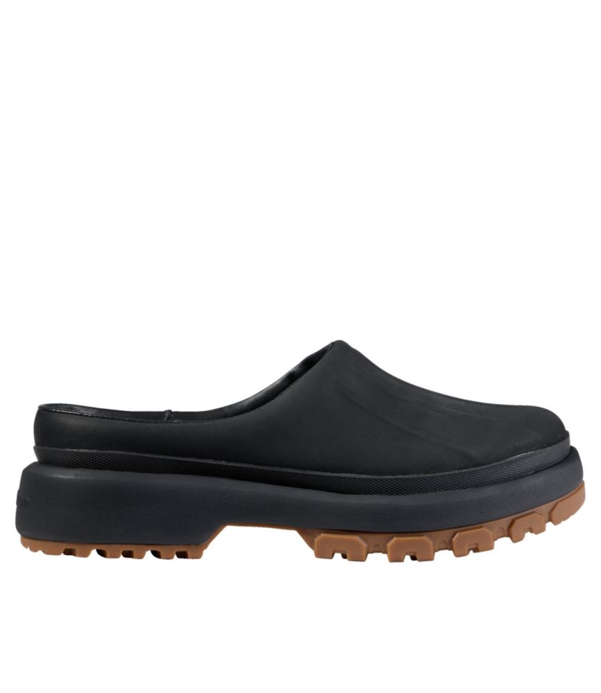 Women's 5-Bar Mules, Leather, New