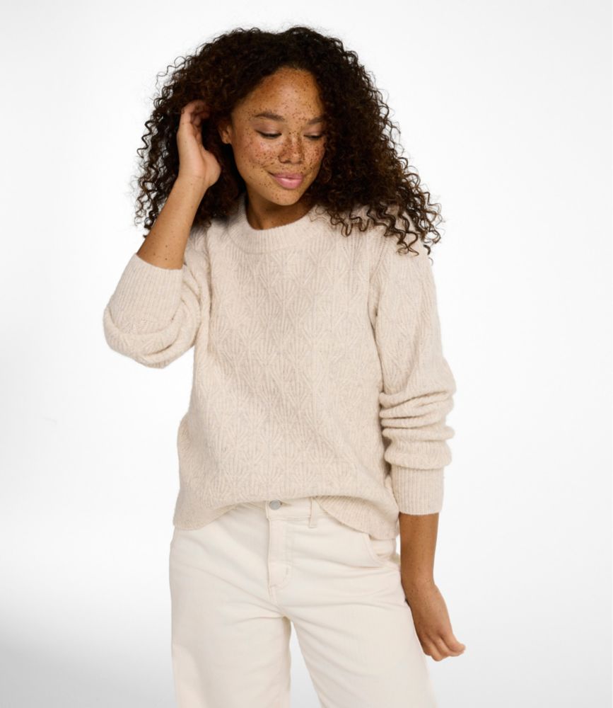 Women's Wool Cotton Seaside Crewneck Sweater