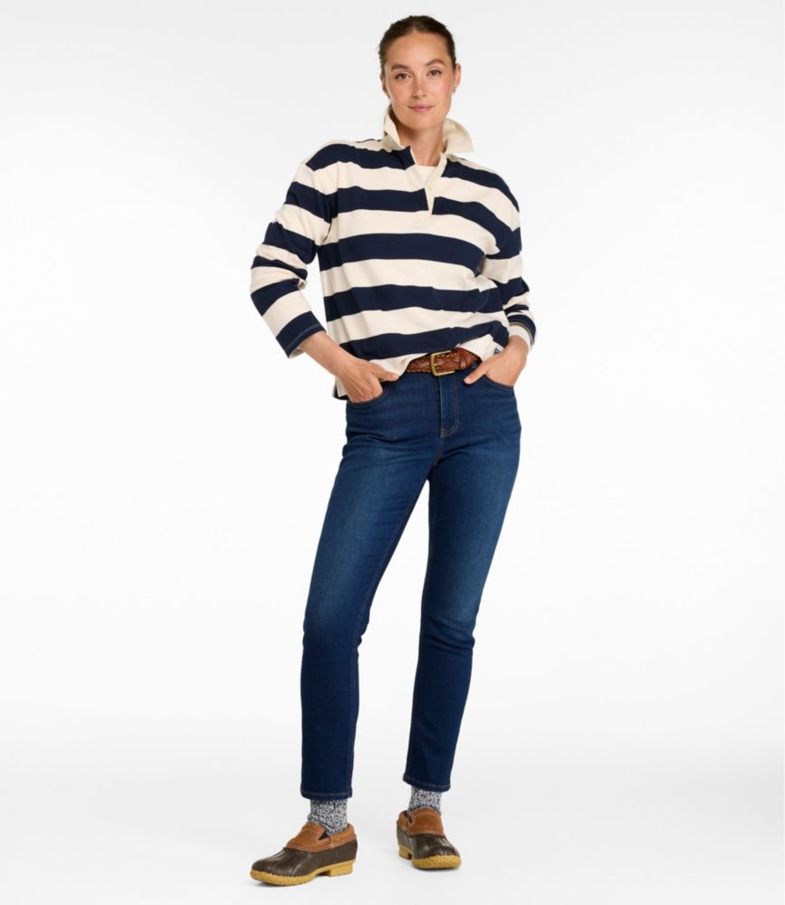 Women's L.L. Bean Go-Anywhere Jeans, High-Rise Slim-Leg