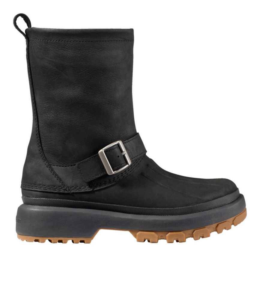 Women's 5-Bar Pull-On Boots, Leather, New